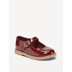 Old Navy Girls Toddler Burgundy Mary Jane Holiday Christmas shoe Size 5